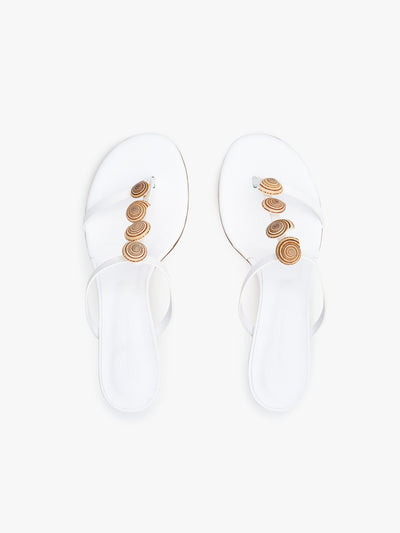 Sundial Seashell Kitten Heel