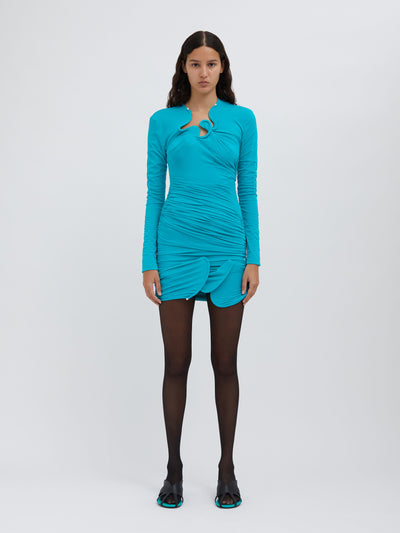 Venus Looped Long Sleeve Dress