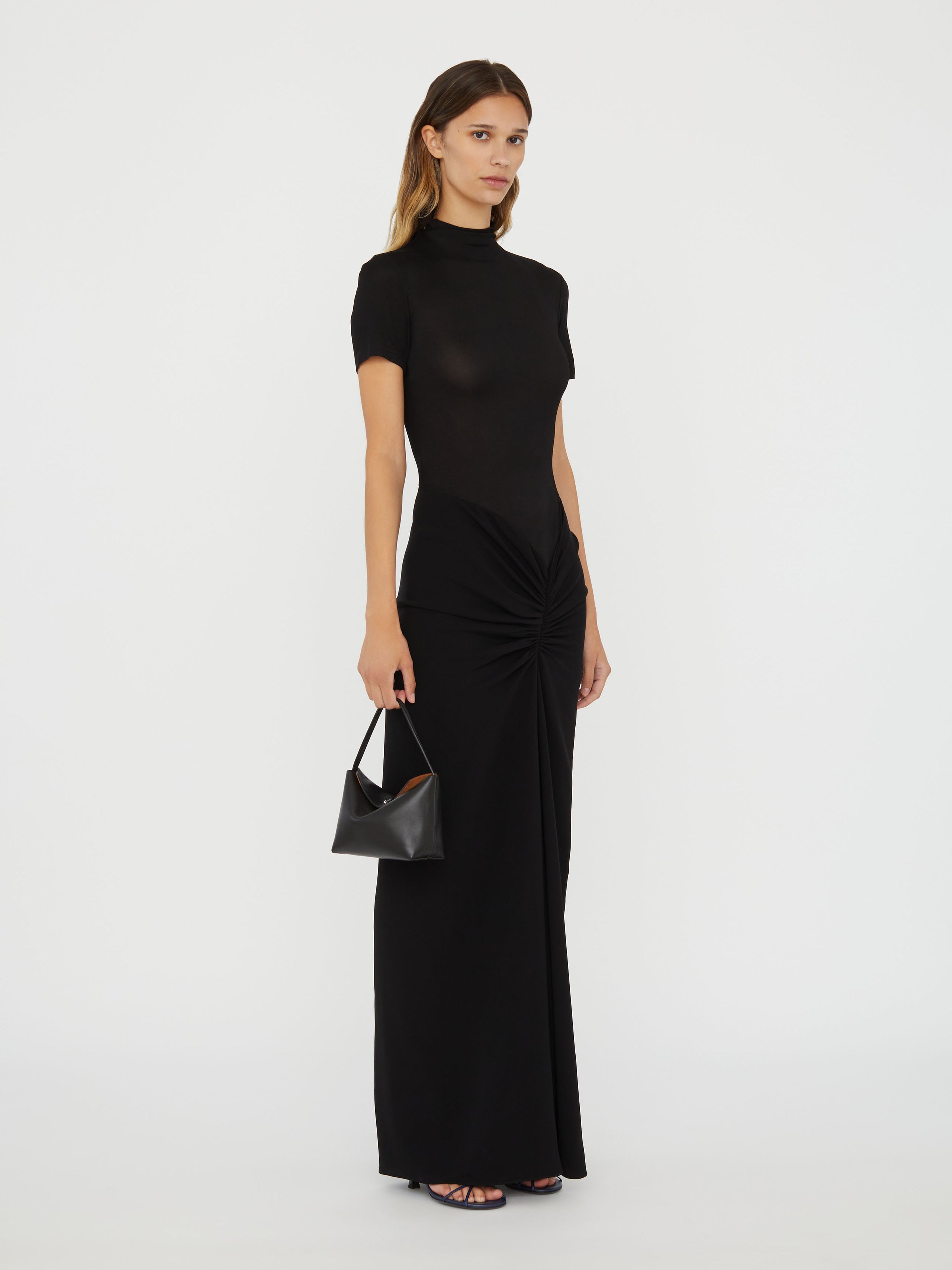 Fusion Ruched Tee Gown