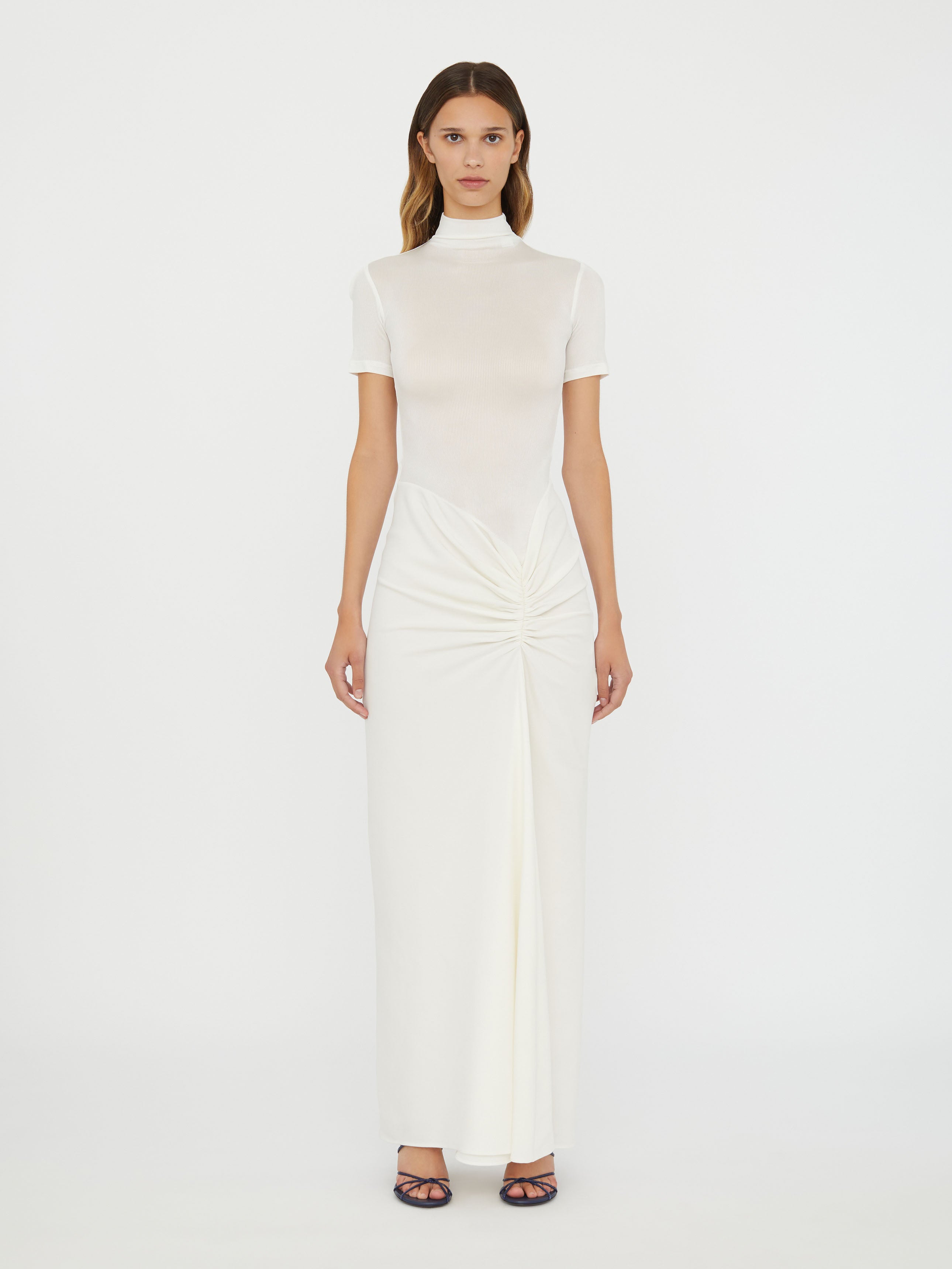 Fusion Ruched Tee Gown