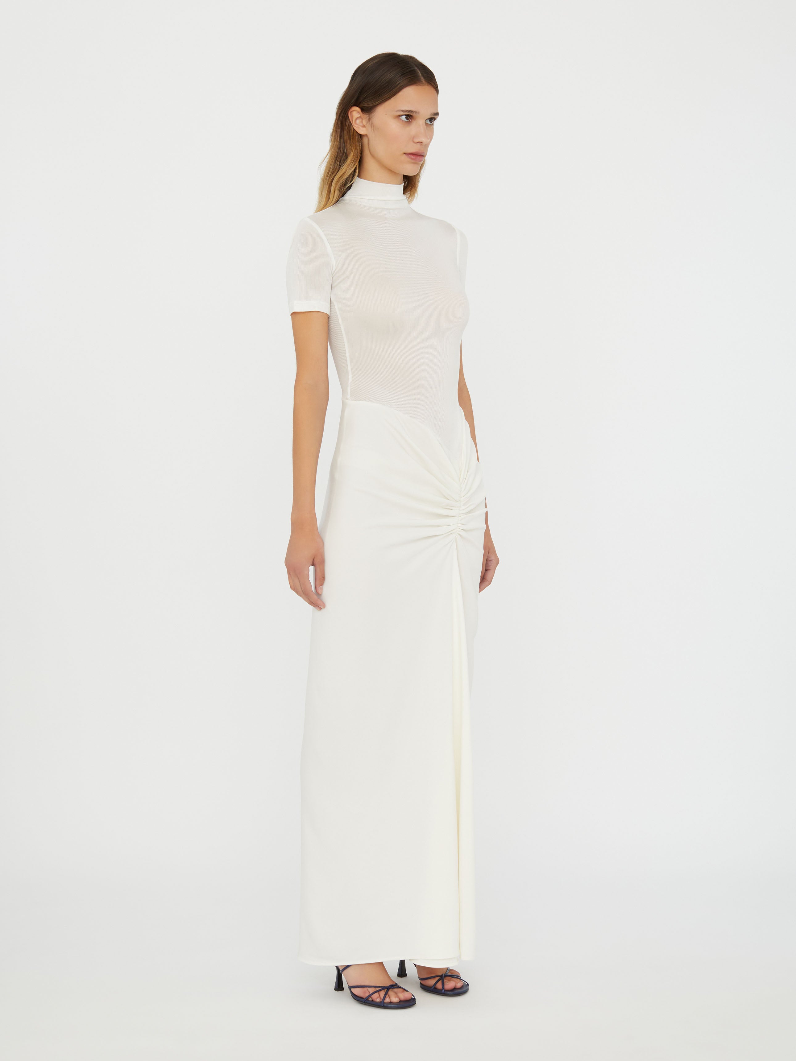 Fusion Ruched Tee Gown