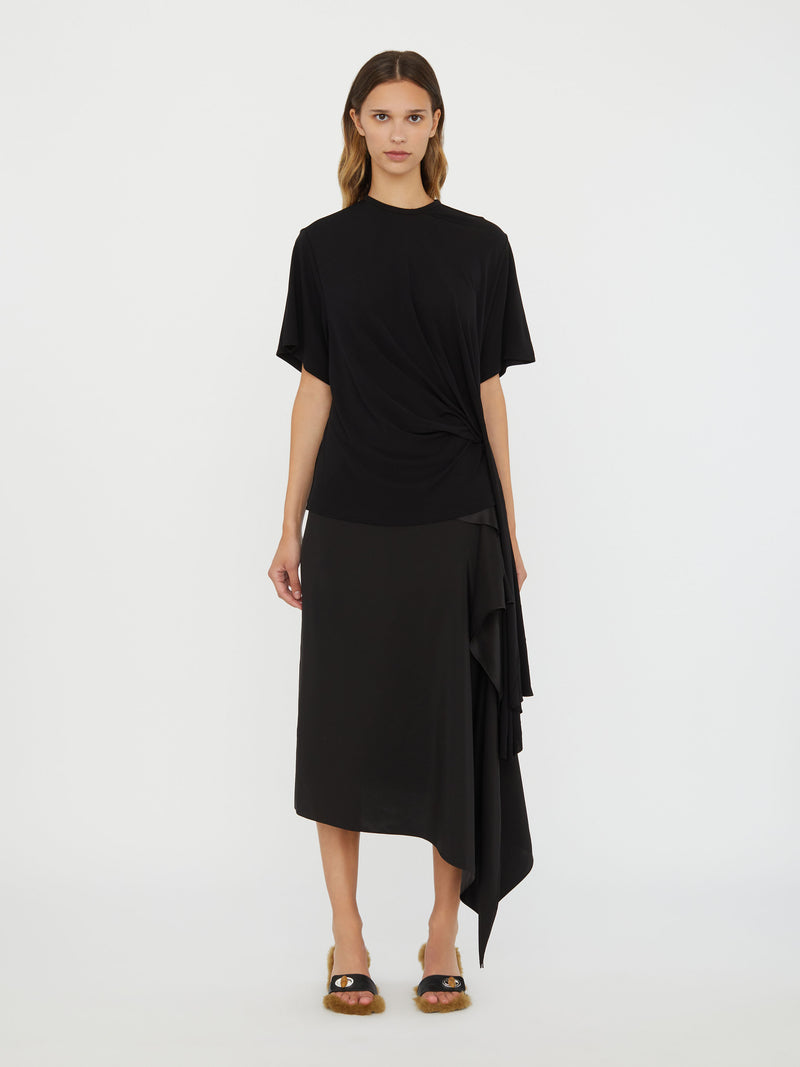 Side Cowl Drape Extension Tee - Image 3