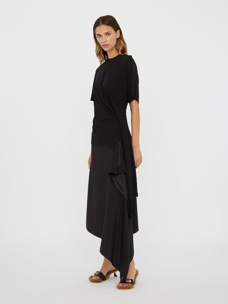 Side Cowl Drape Extension Tee - Image 4