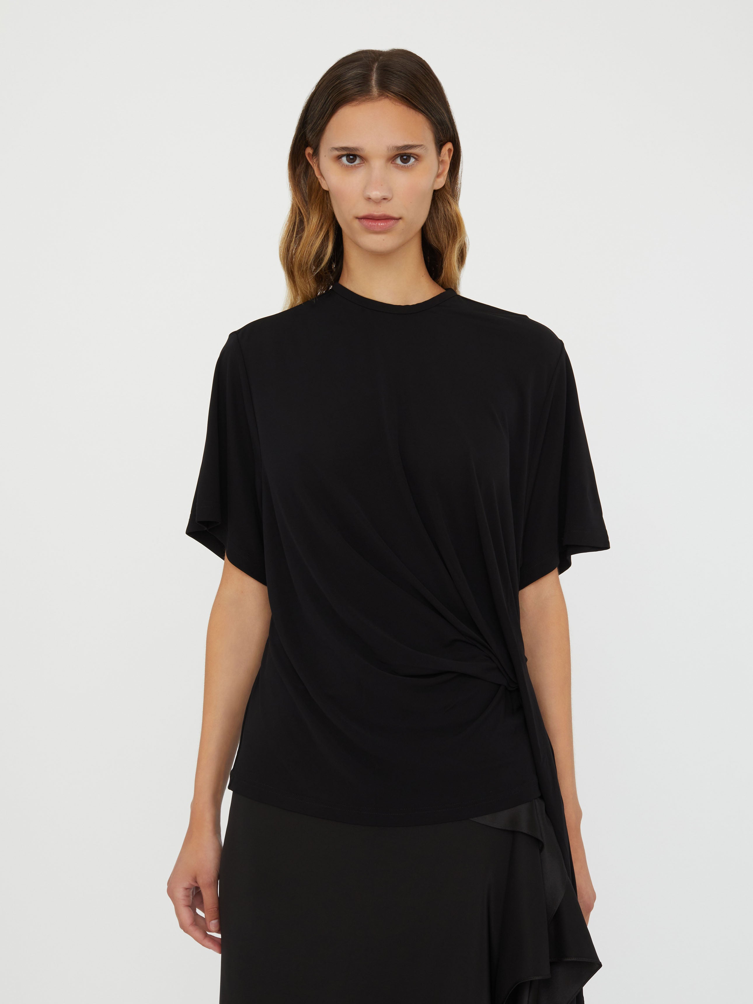 Side Cowl Drape Extension Tee