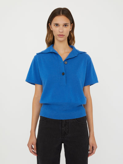 Cashmere Knit Polo