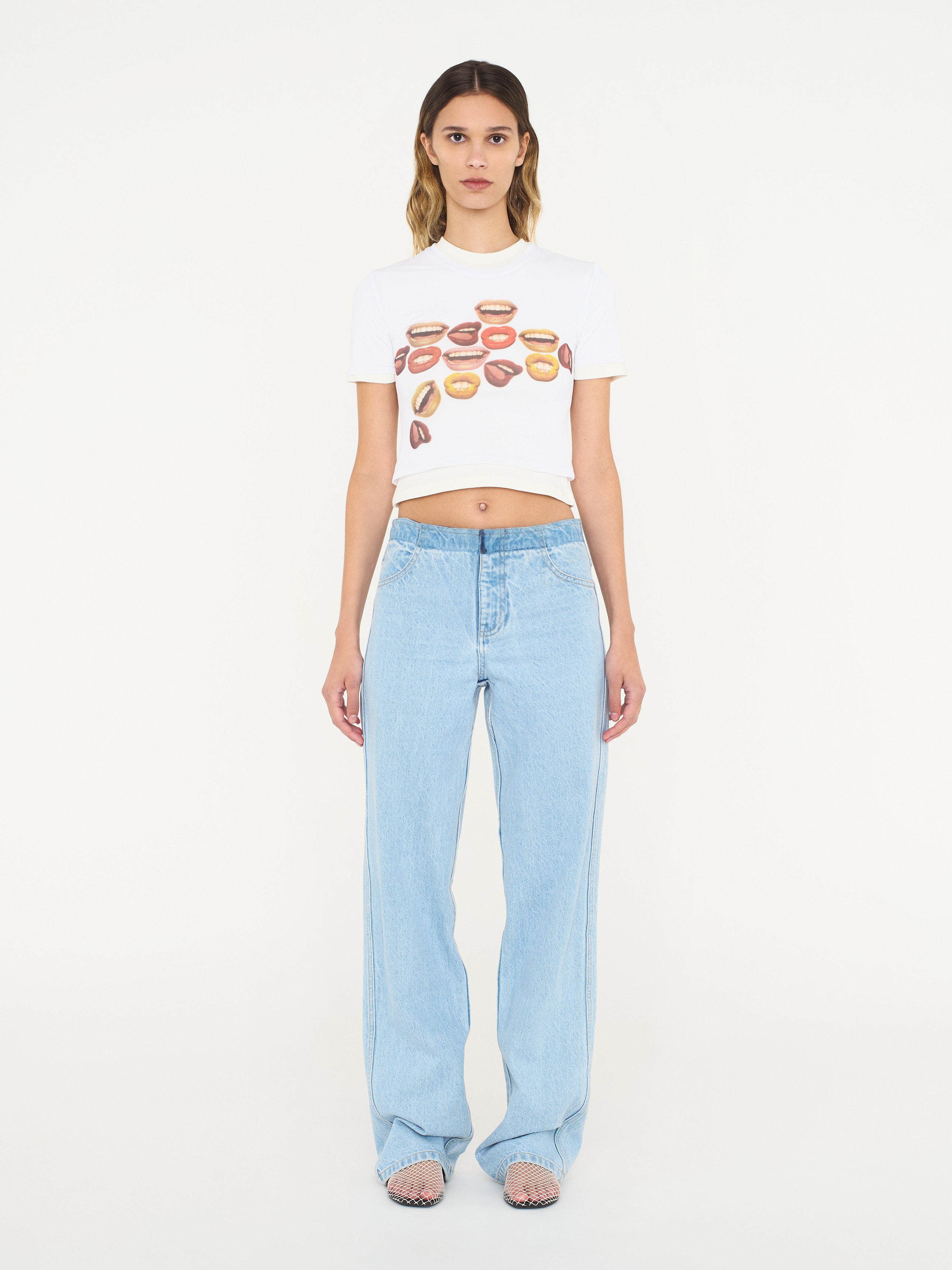 Chatter Sheer Overlay Tee