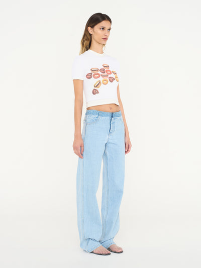 Chatter Sheer Overlay Tee