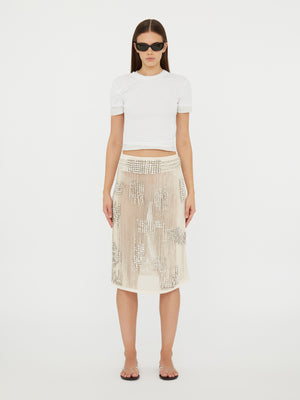 Crystal Collage Skirt