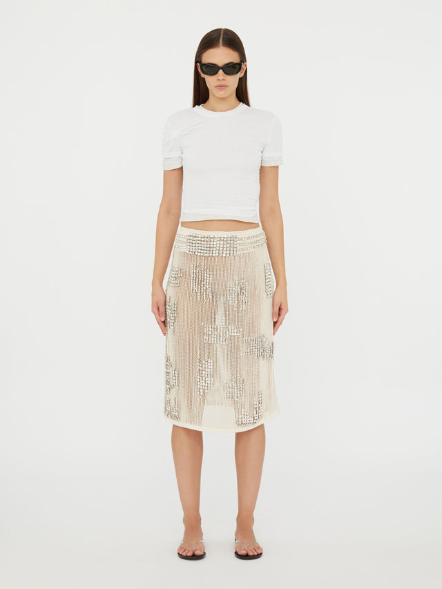 Crystal Collage Skirt