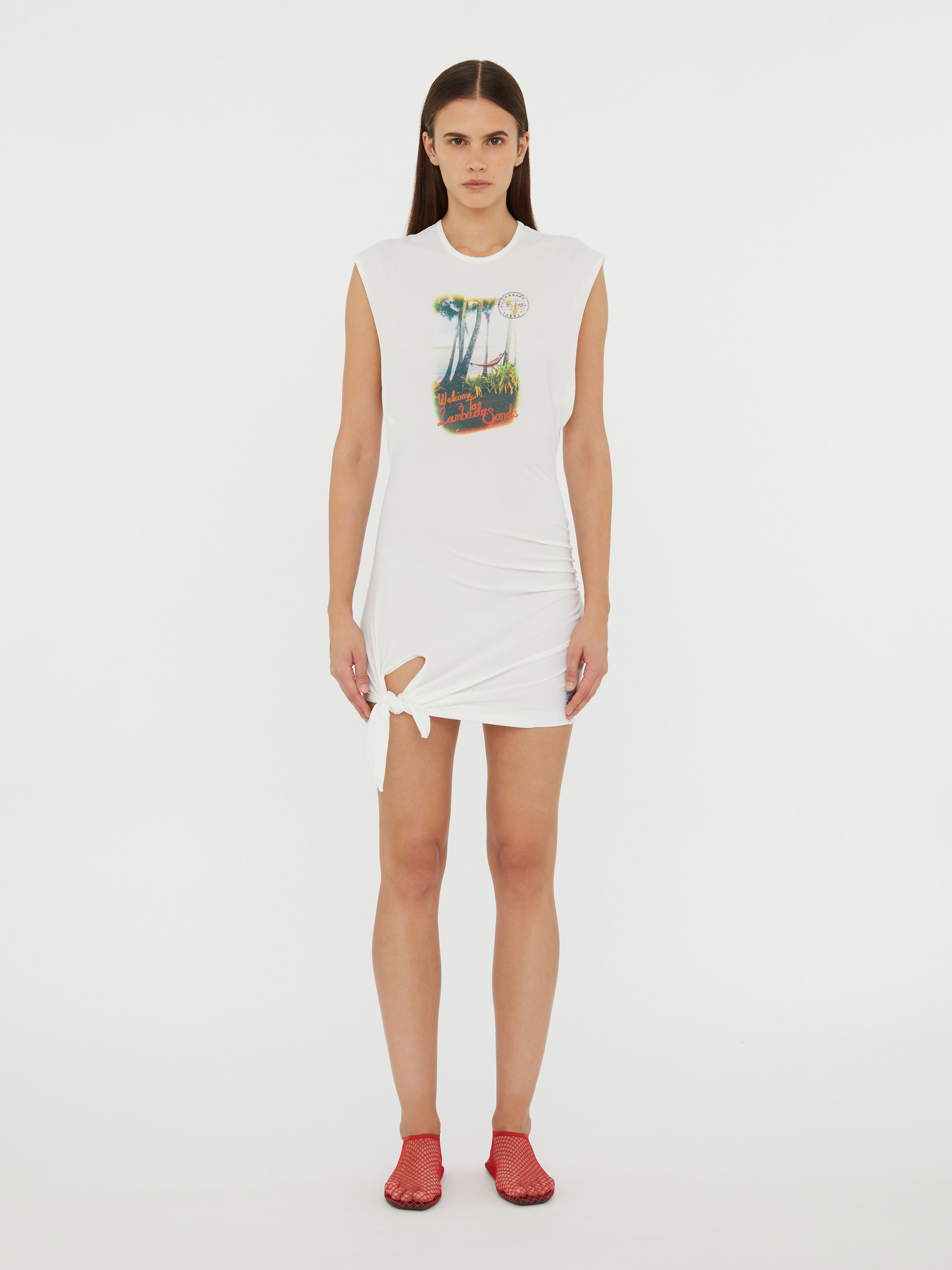 Lambada Sands Loophole Tie Mini Dress