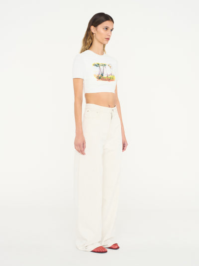 Lambada Sands Backless Knot Tie Tee