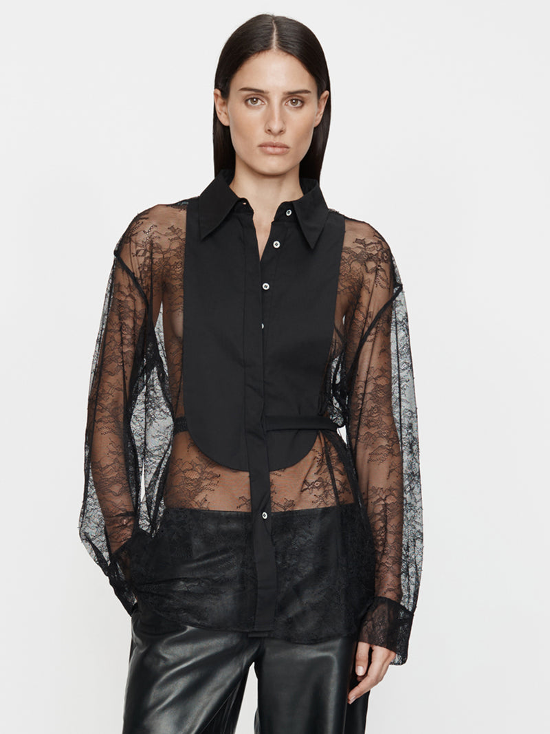 Lace Tux Shirt - Image 2