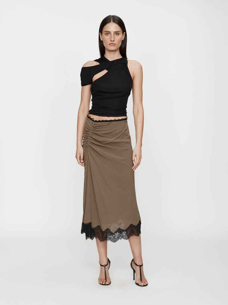 Wrapped Drape Rib Tank - Image 2