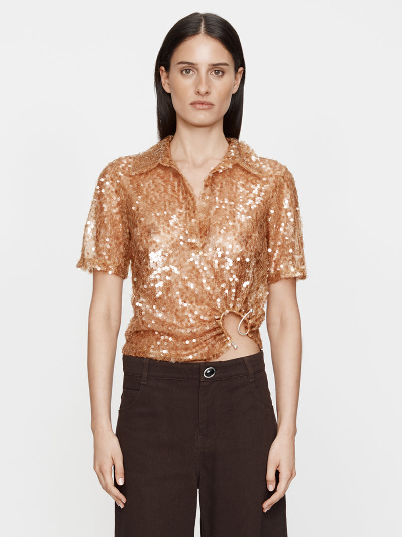Illuminate Sequin Polo - Image 1