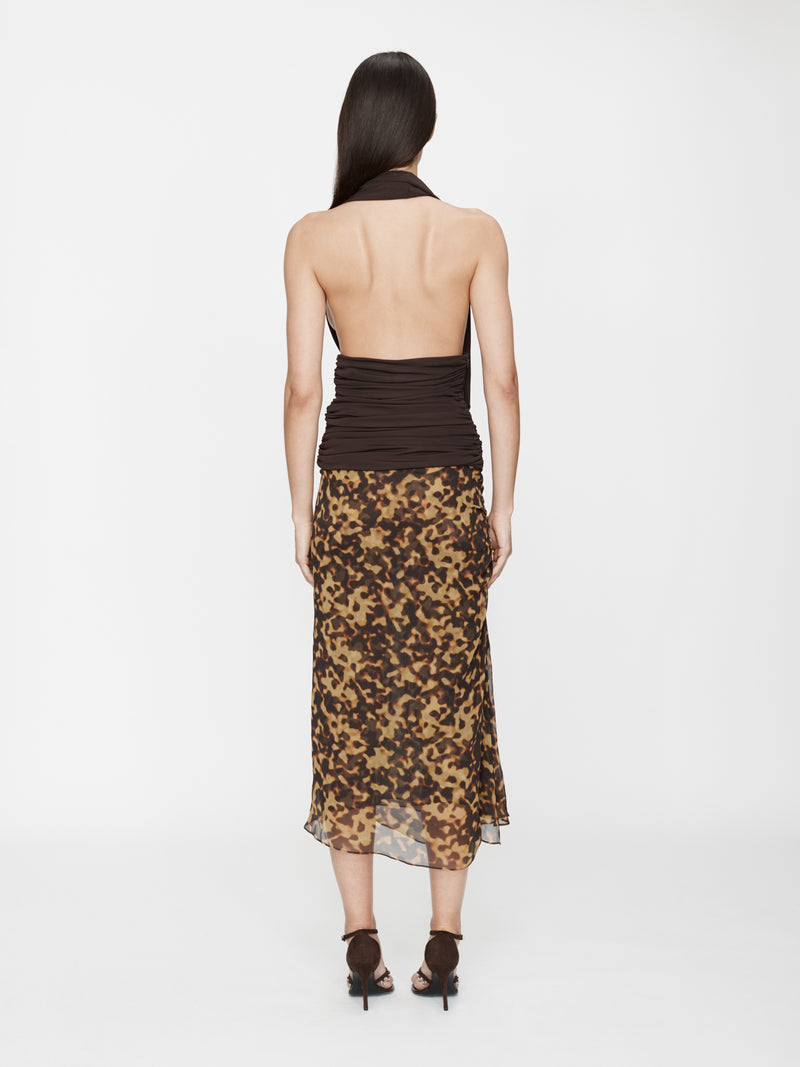 Draped Cummerbund Jersey Top - Image 4