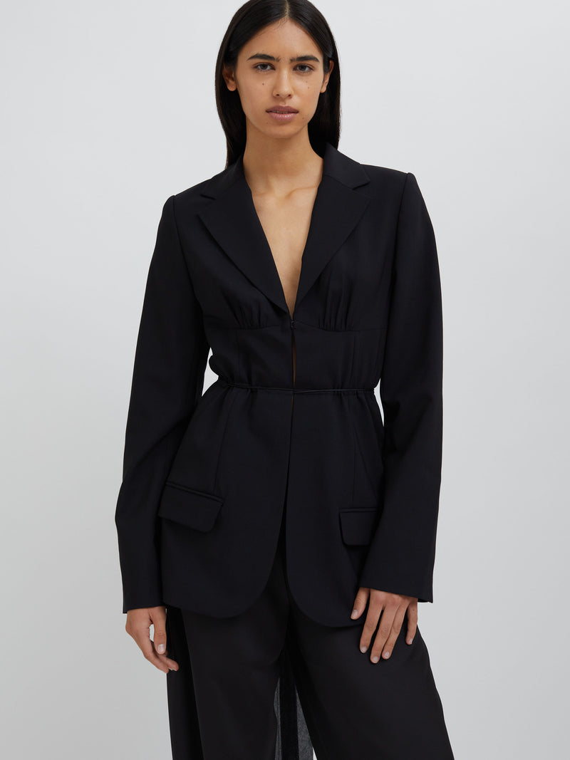 Balconette Tie Front Blazer