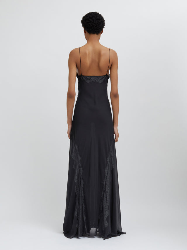 Encased Lace Cami Tank Gown