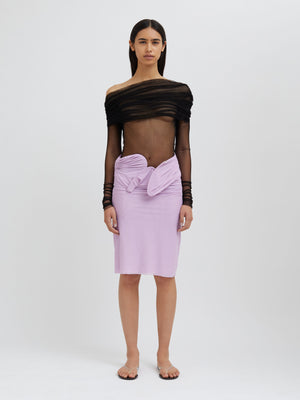 Christopher Esber | Encompassed Looped Skirt Pink Tourmaline