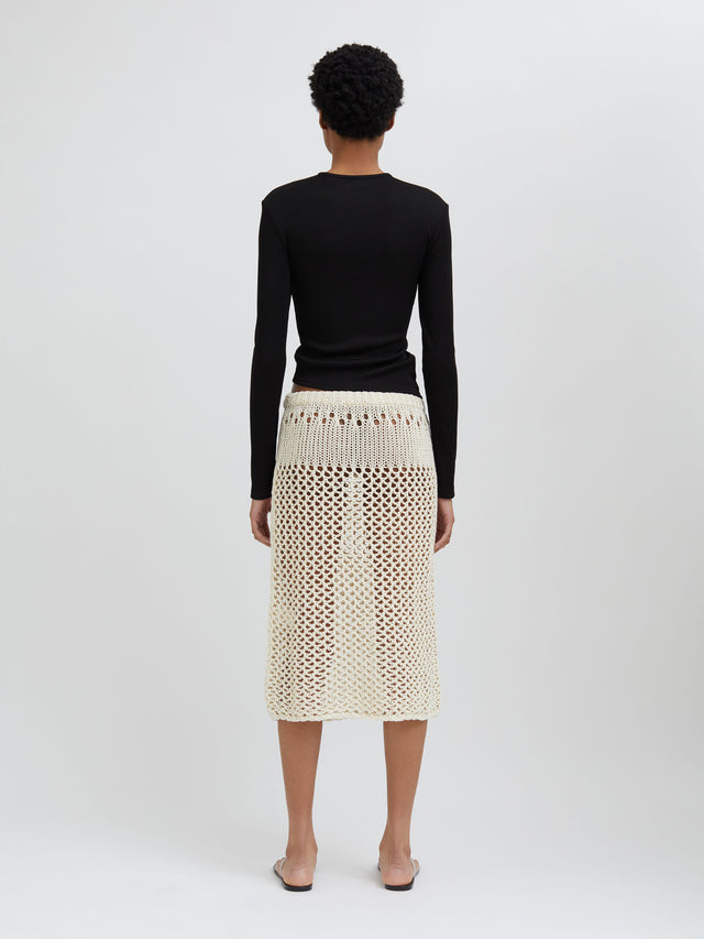 Open Twist Long Sleeve Top