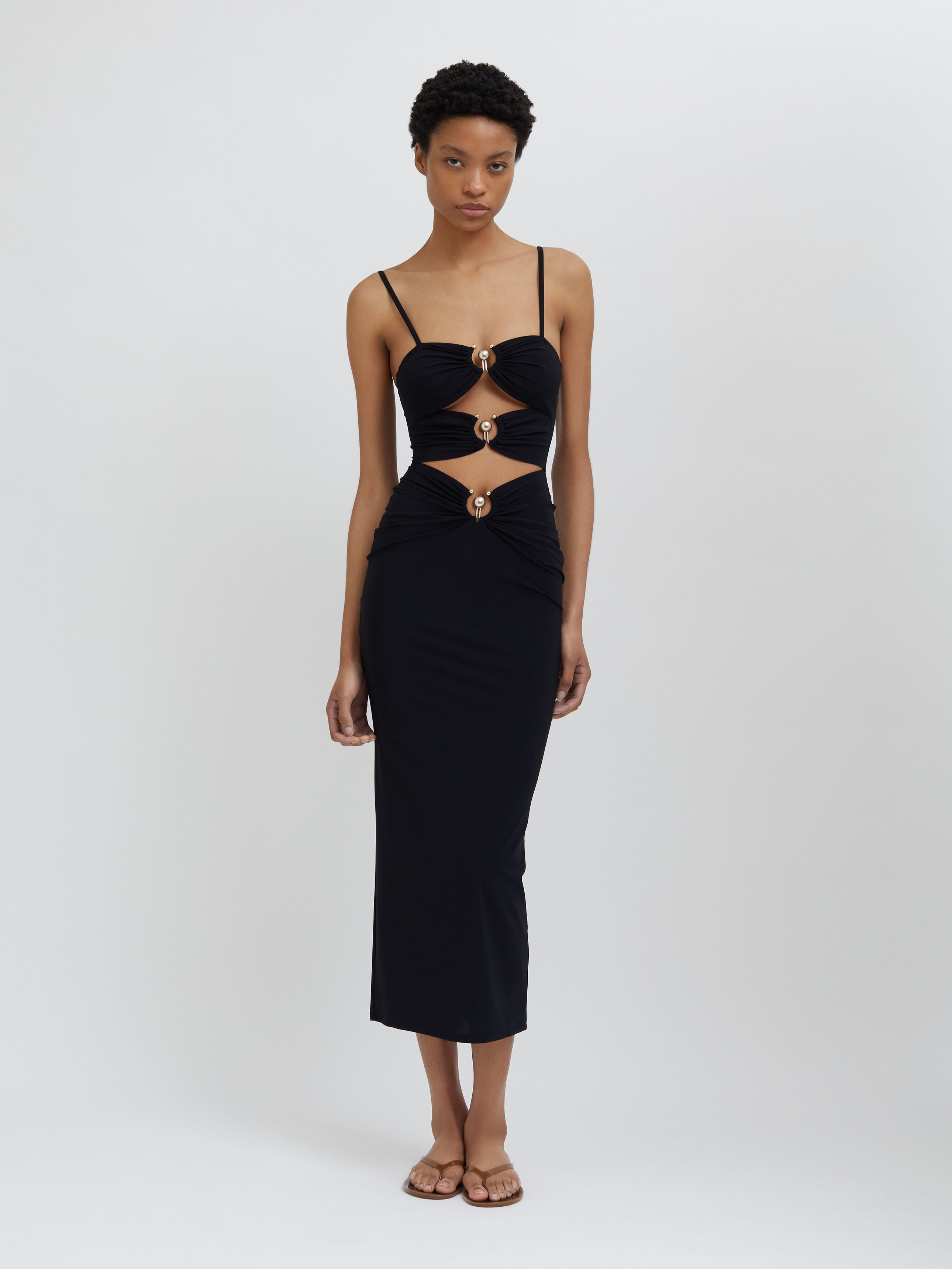 Pierced Orbit Column Dress