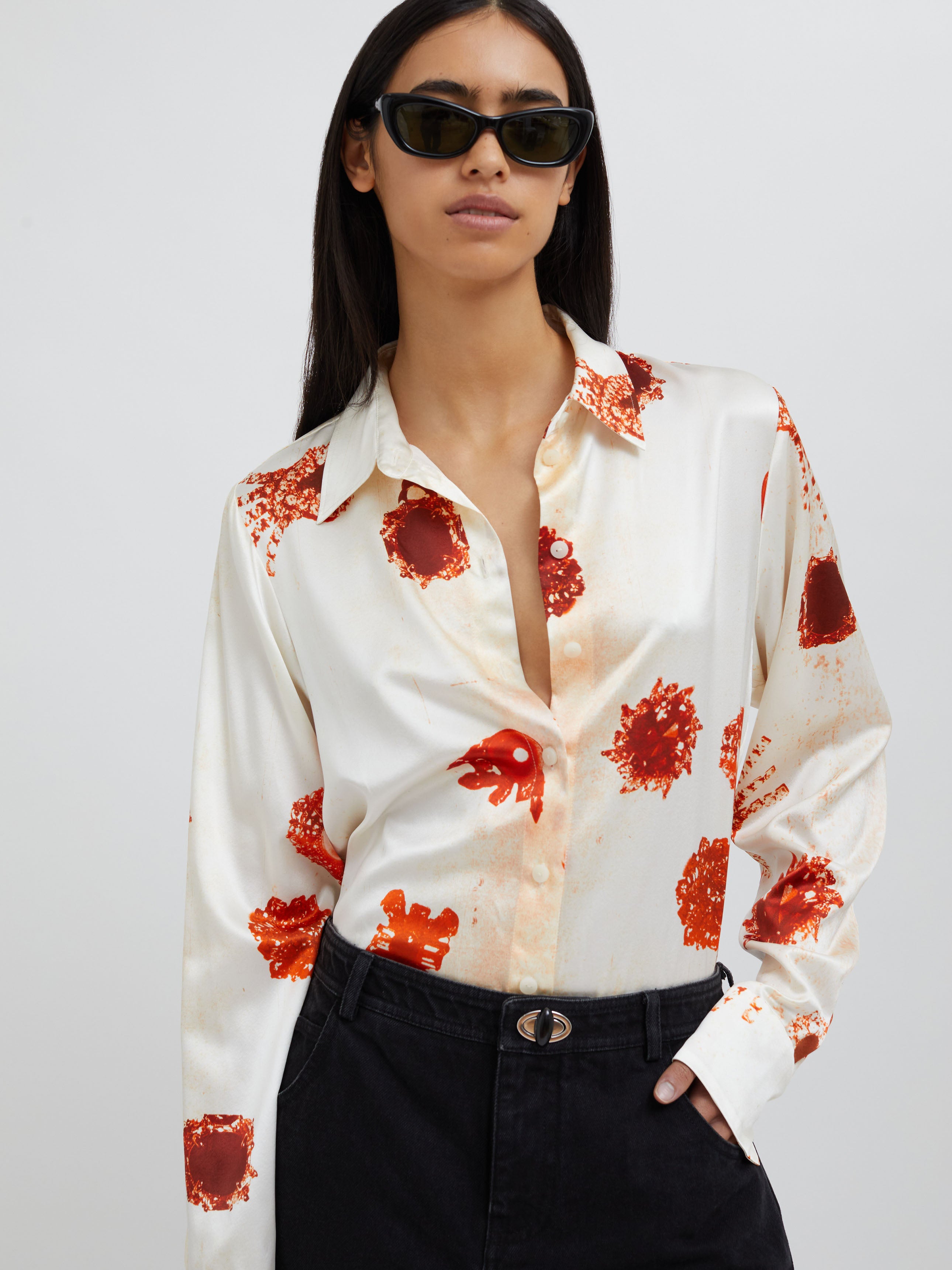 Silk Slim Shirt