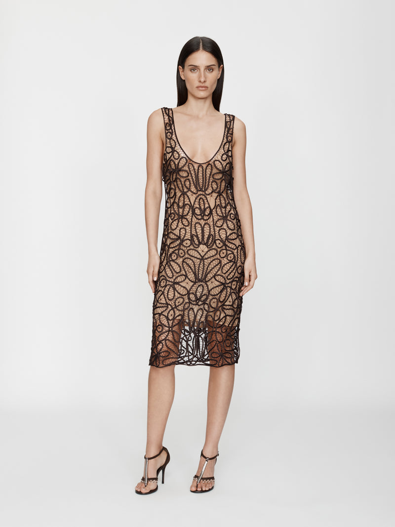 Meander Lace Tank Dress - Image 1