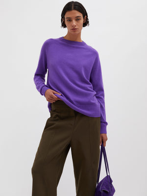 Christopher Esber | Monument Open Twist Sweater Grape