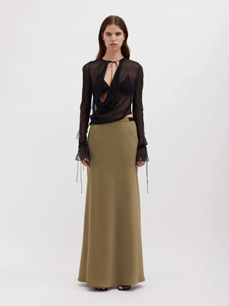 Mobius Long Sleeve Tie Top - Image 2