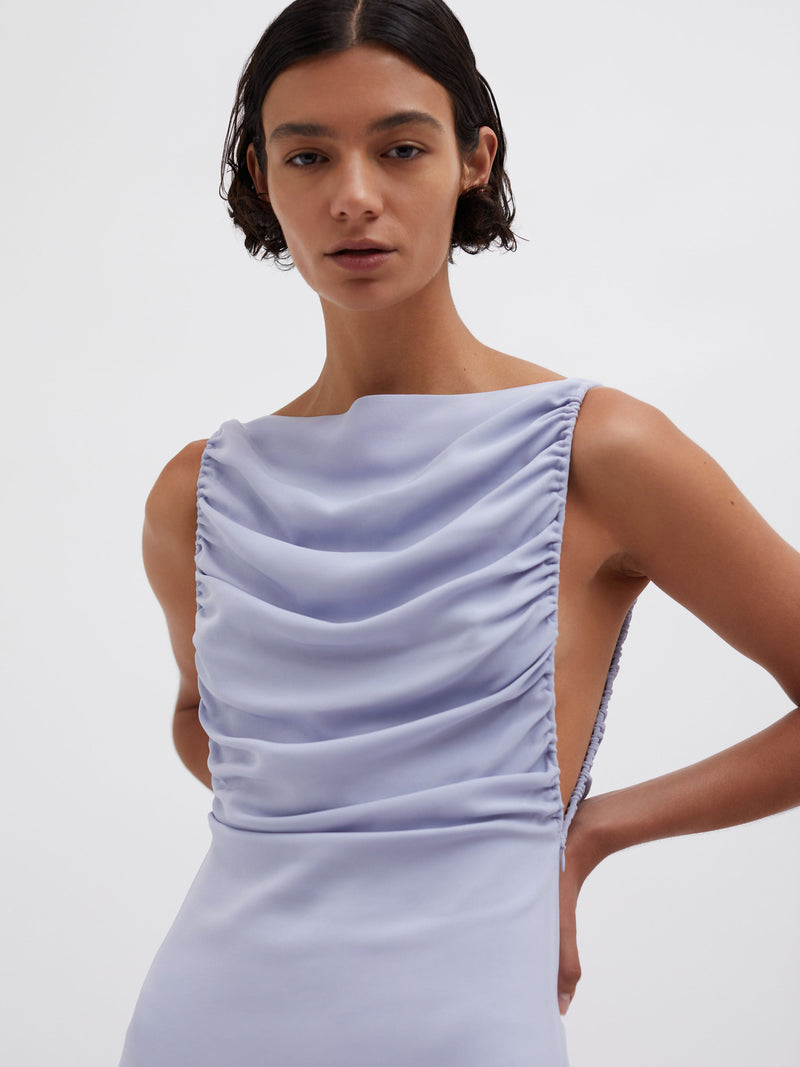 Seren Ruched Column Dress - Image 2