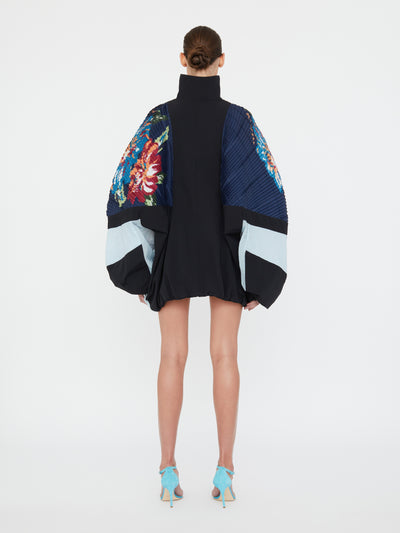 Hibiscus 2 Way Pleated Spray Jacket