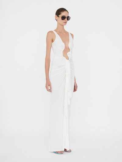 Salacia Jersey Drape Dress