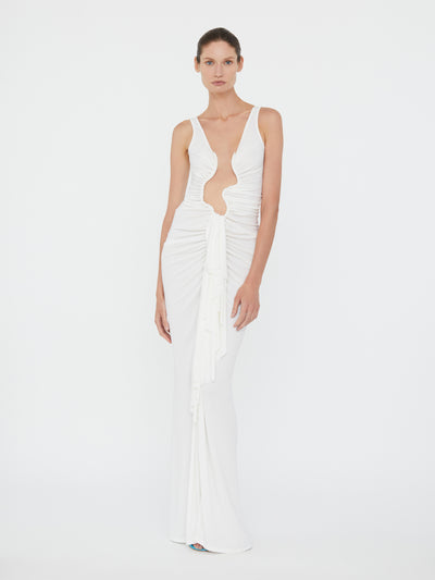 Salacia Jersey Drape Dress