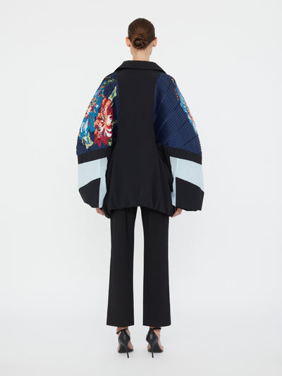 Hibiscus 2 Way Pleated Spray Jacket