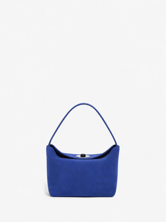 Turnlock Suede Mini Bag