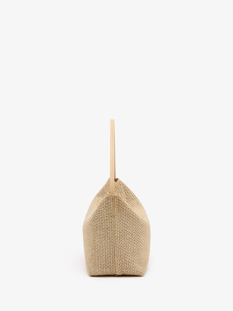 Turnlock Raffia Shoulder Bag - Image 4