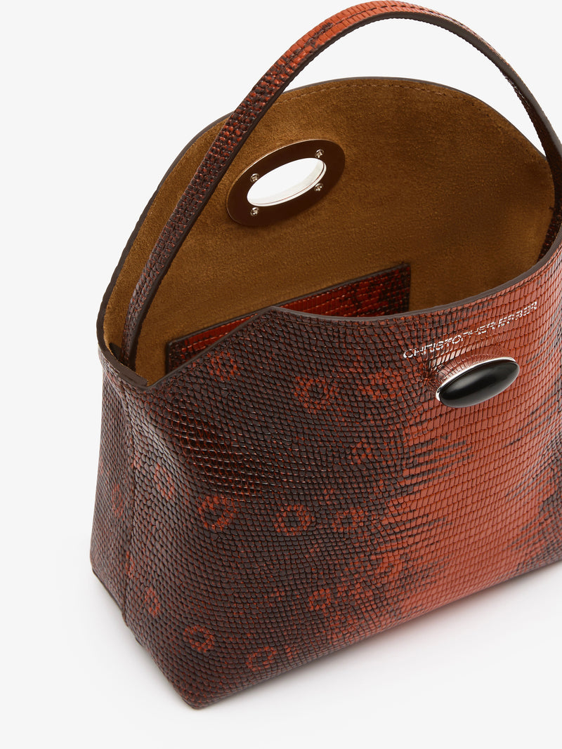 Turnlock Lizard Mini Bag - Image 3