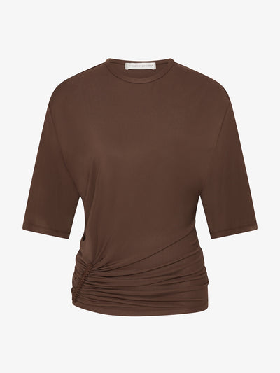 Shibari Jersey Ruche Tee