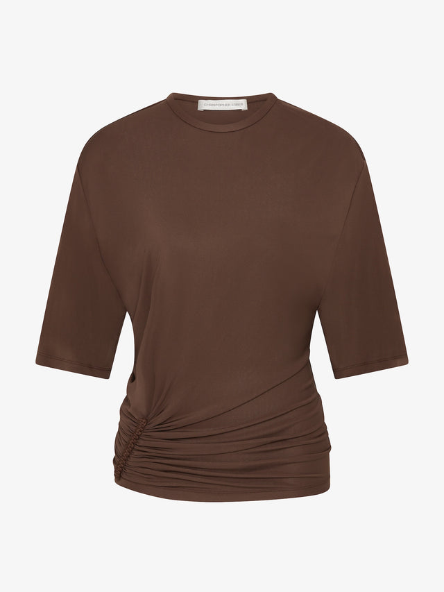 Shibari Jersey Ruche Tee