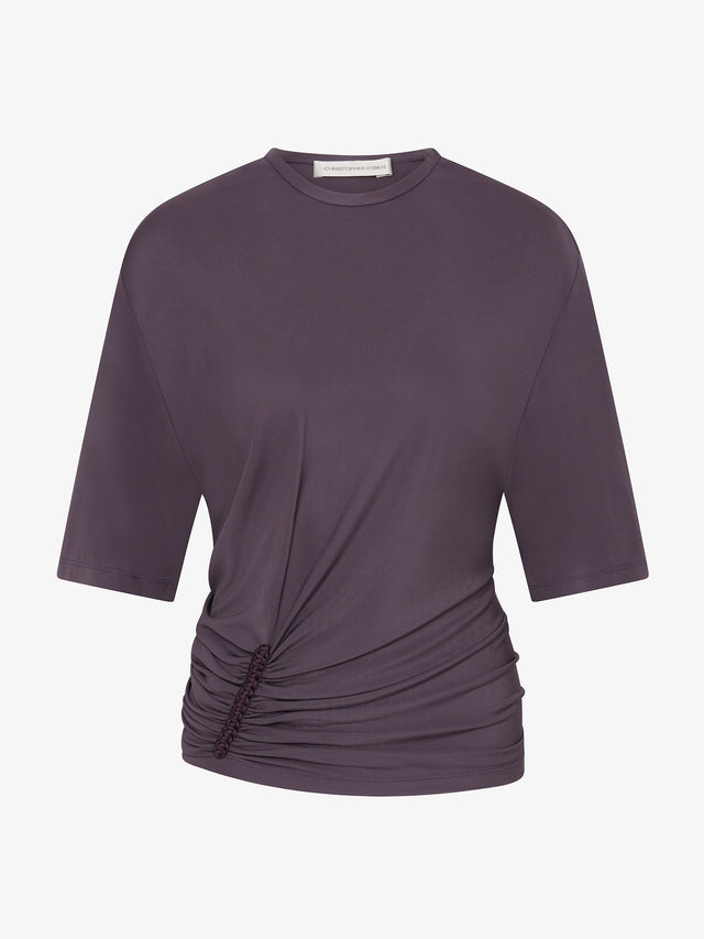Shibari Jersey Ruche Tee