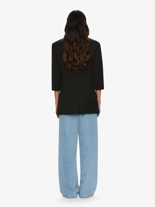 Didion Tailored Crop Sleeve Blazer