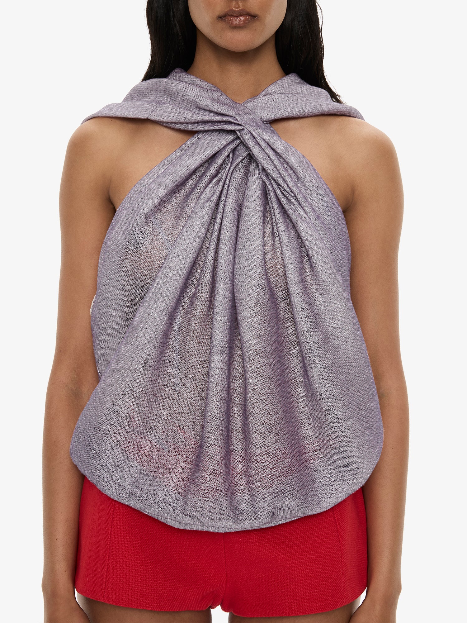 Piled Hooded Top