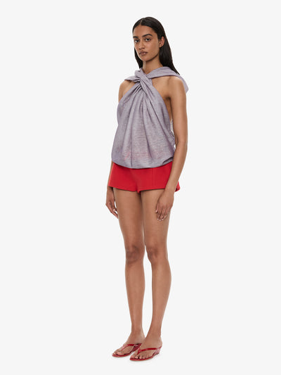 Piled Hooded Top