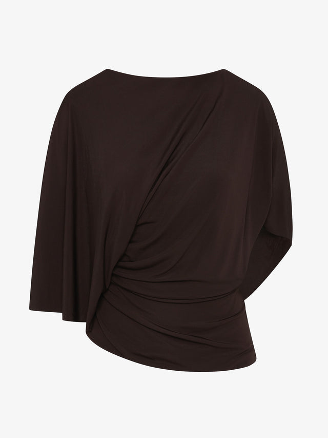 Fluted Jersey Top