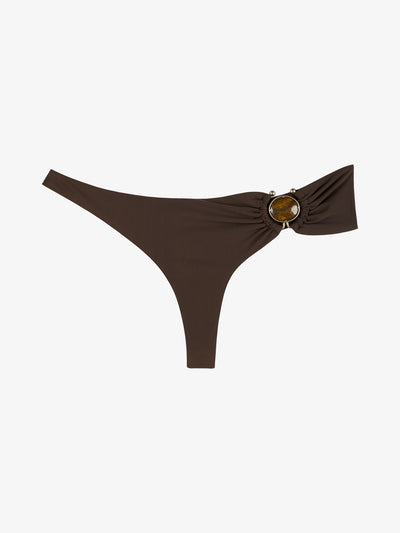 Mineral Stone Side Ruched High Brief