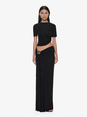 Bezel Quartz Cascade Skirt