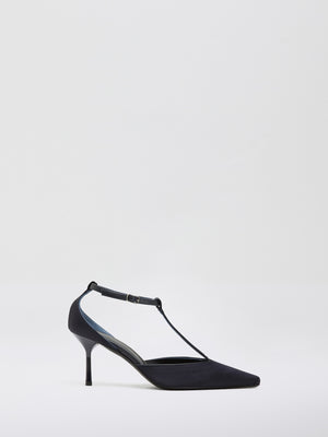 T-Bar Satin Heel