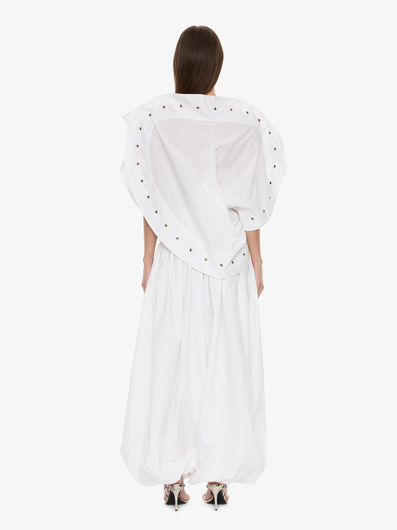 christopher esber white dress Paneled construction Scoop neck Draping at front Vent at side seam Unlined Supplier color christopher esber white dress The