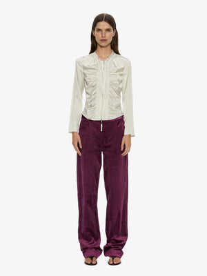 Ava Sateen Corduroy Jean