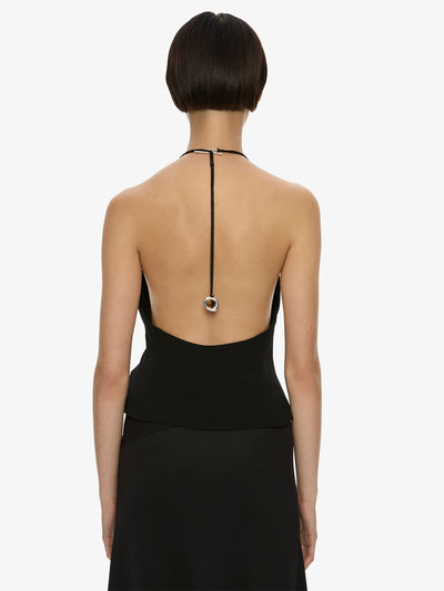 Droplet Pendant Tailored Vest