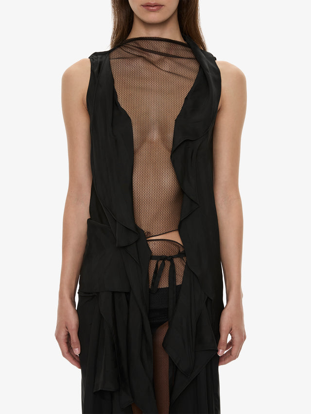 Kacere Towel Drape Column Skirt